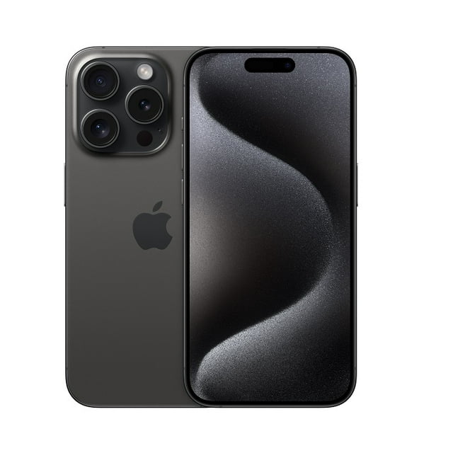 Refurbished (Excellent) - Apple iPhone 15 Pro 128GB - Black Titanium - Unlocked