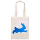 thumbnail image 1 of Small Easter Baskets, Eco-Friendly Canvas Tote Bag with Rabbit Print Reusable Grocery Shopping Bag for Daily Use, Durable & Stylish, Easter Gifts That Both Boys and Girls Need (Blue), 1 of 2