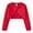 1-Red592, variant on Byoo Toddler Girls Solid Color Cardigan Jacket Bow Cropped Knit Shrug Long Sleeve Basic Coat Soft Comfy Top for Kids