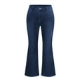 thumbnail image 7 of Women's Stretchy Mid Rise Flare Jeans Fashion Straight Leg Slim Denim Bell Bottom Long Pants, 7 of 7