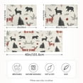 thumbnail image 2 of Yayeee Pillowcase Queen Size Set of 2 Satin Wrinkle Resistant Pillow Case, Christmas Plaid Deer, 2 of 8