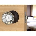 thumbnail image 4 of Dummy Diamond Round Brilliant Crystal Door Knobs Venetian Bronze Round Rosette, 4 of 7