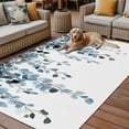 thumbnail image 2 of Fsddascl Blue Eucalyptus Leaves Outdoor Rug for Patio/Deck/Porch, Non-Slip Large Area Rug 5 x 8 Ft, Summer Farmhouse Botanical Indoor Outdoor Rugs Washable Area Rugs, Reversible Camping Rug Carpet, 2 of 5