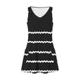 thumbnail image 4 of XuJwPNcy Sundresses for Women V Neck Sleeveless Tunic Tank Dresses Summer Beach Printed Mini Dresses, 4 of 5