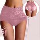 thumbnail image 2 of Gibobby Calzoncillos para mujer maidenform Ropa interior moldeadora de cuerpo de encaje de cintura alta sexy y de moda para mujer(Rosa,XL), 2 of 4