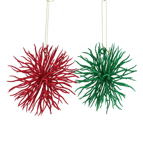 Holiday Time 4pk Snowflake Ornament Assortment, Opp Ornament, 0.097kg Each