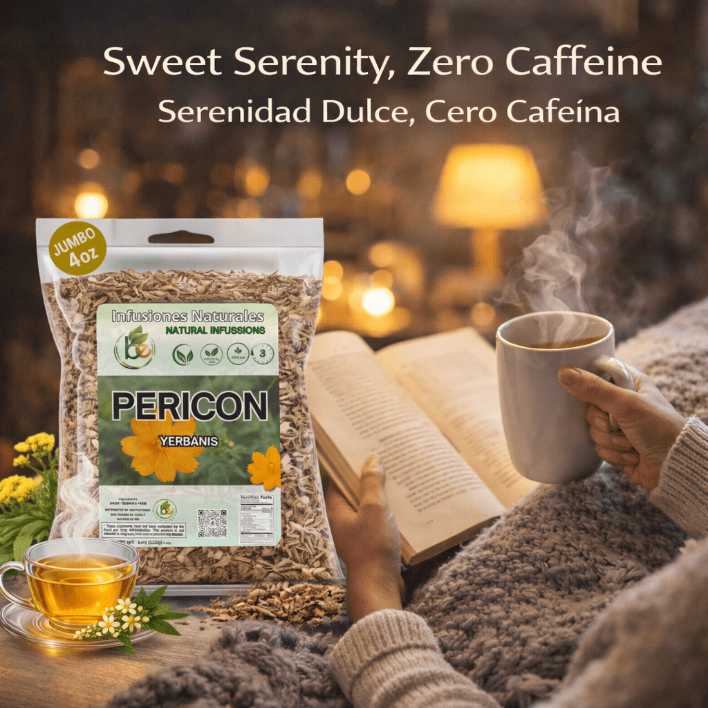 PERICON - Pericon (Yerbanis) Herbal Tea 4 oz, 100% All Natural Fresh Tea- vegan-raw Beverage