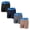 4 Pack:Black/Navy Blue/Dark Gray/Latte, variant on Men's Long - Leg Open Front Boxer Briefs Bulge Pouch Bamboo Viscose Breathable Comfortable Multi Pack XL