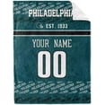 thumbnail image 2 of Philadelphia Throw Blanket Custom Name and Number Blanket for Men Women Boy Gifts, 2 of 5