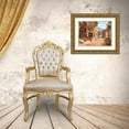 thumbnail image 3 of Borelli, Guido 24x19 Gold Ornate Wood Framed with Double Matting Museum Art Print Titled - La Ridiscesa al Mare, 3 of 4