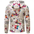 thumbnail image 3 of Suéter holgado con capucha para hombre y mujer de otoño e invierno con estampado navideño Fridja  FKASFK5121, 3 of 5
