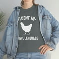 thumbnail image 7 of Fluent In Fowl Language - Funny Chicken Shirt - Farm Life Gift Tee -ID: 541, 7 of 7