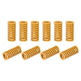 thumbnail image 1 of Unique Bargains Die Spring, 20mm OD 45mm Length 10 Pack Stamping Light Load Compression Yellow, 1 of 5
