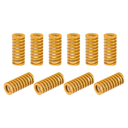 

Uxcell Die Spring 20mm OD 45mm Length 10 Pack Stamping Light Load Compression Yellow