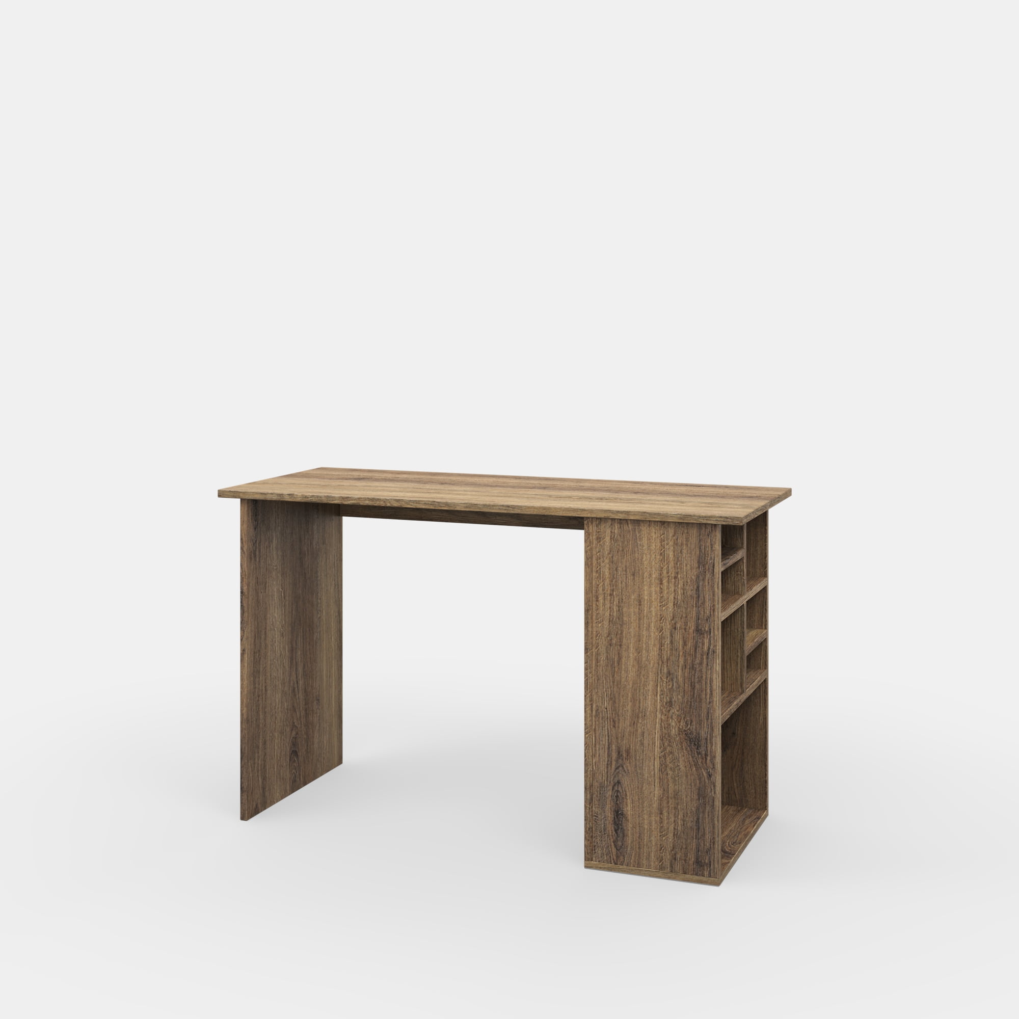Ada Home Decor Furniture 3 Tier Walnut Tullock Modern Desk