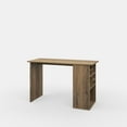 thumbnail image 6 of Ada Home Decor Furniture 3 Tier Walnut Tullock Modern Desk, 6 of 7