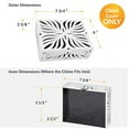thumbnail image 2 of Newhouse Hardware Wooden Doorbell Chime Cover, Tropical Design, 2 of 6