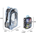 thumbnail image 4 of Mochila Bioworld Lanky Box de 41 cm transparente con kit de almuerzo, 4 of 7