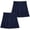 Navy Two Button, variant on Beverly Hills Polo Club Girls' School Uniform Skort - 2 Pack Scooter Skirt with Under Dress Shorts (4-16)