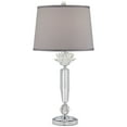 thumbnail image 2 of Vienna Full Spectrum Olivia 28 1/4" Tall Traditional Glam End Table Lamp Clear Crystal Single Gray Shade Living Room Bedroom, 2 of 9
