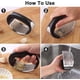 thumbnail image 3 of Garlic Press Garlic Crusher Kitchen Garlic Rocker 304 Food Grade Stainless Steel Ginger Crusher With Cleaning Brush & Silicone Garlic Peeler, 3 of 5