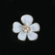 thumbnail image 4 of Fornituras de Fabricación Gloria Flor de Perla para Accesorios de Cabello 30 mm 10 Piezas, 4 of 9