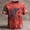 Red-1, variant on Men's 250 Anniversary Usa Flag Print 4th of July Shirt 250th Anniversary USA Shirt, United States Marine Corps 250th Birthday Seal T-Shirt