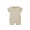 Z92 Beige, variant on Landzoo Girls Romper Solid Color Short Sleeve Crew Neck Onesie Summer Comfortable Girls Jumpsuits Size 6-12 Months Beige