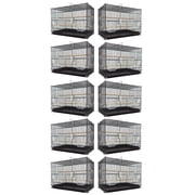 Lot of Ten 20"x14"x14"H Aviary Breeding Breeder Lovebird Finch Parakeet Finch Flight Cage With Side Nest Box Doors