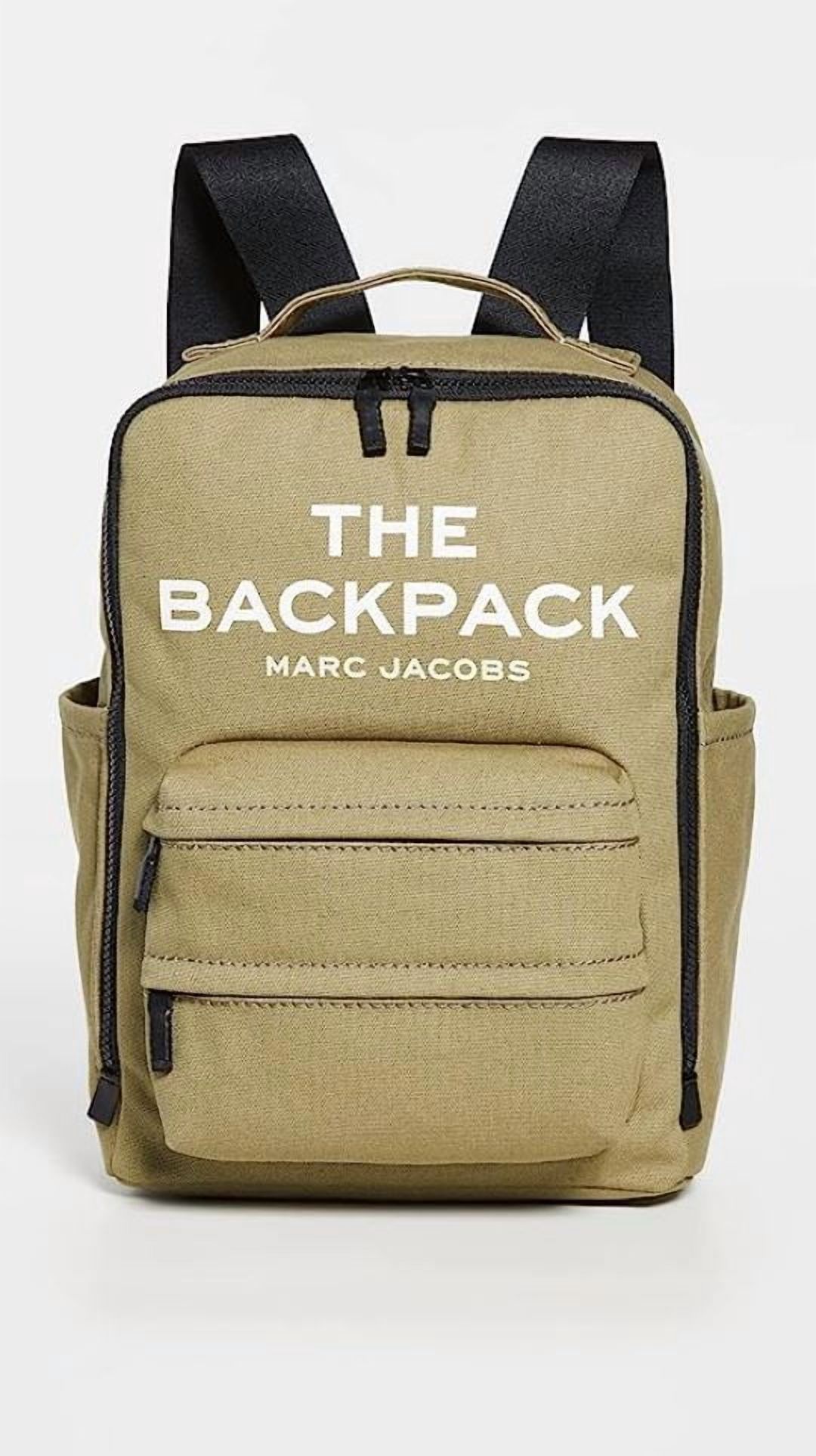 GREEN：MARC BY MARC JACOBS バッグパック リュック Marc Jacobs Canvas Backpack, Slate Green, Adjustable, Double Zip