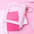 thumbnail image 3 of Creative PU Girl Heart Card Holder Pink Card Holder Small Fresh Student Personalized Coin Purse Mini Change Pouch, 3 of 9