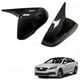thumbnail image 2 of 1Pair Car Rearview Mirror Cover Ox Horn Side Mirror Shell for 2015-2019 Reverse Caps Trim Housing, 2 of 5