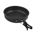 Colaxi Camping Frying Pan Folding Handle Nonstick Coating Lightweight