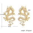 thumbnail image 3 of o Boucles Doreilles Bijoux Personnalit Tendance Cool Dragon Boucles Doreilles Mode Boucles Doreilles., 3 of 5