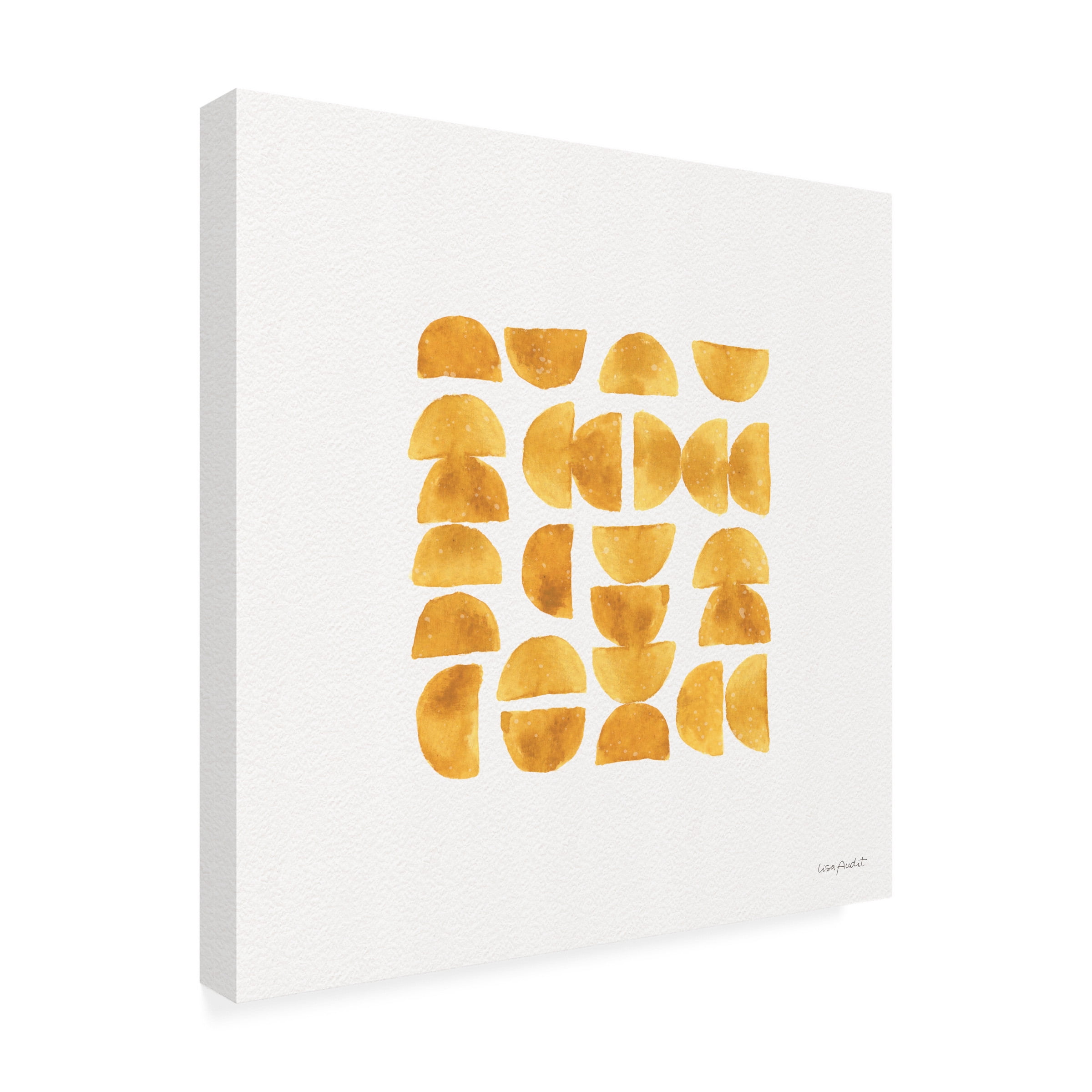 Lisa Audit 'Happy Yellow 11' Canvas Art