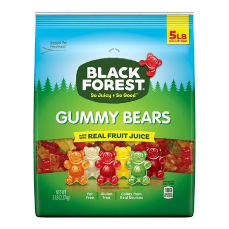 Black Forest, Assorted Flavors Gummi Bears, 5 Lb - Walmart.com