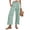 25# Green, variant on Women Striped Gingham Wide Leg Palazzo Pants Casual Lounge Cropped PJ Bottoms Comfy Cute Plaid Pants with Pockets Navy L