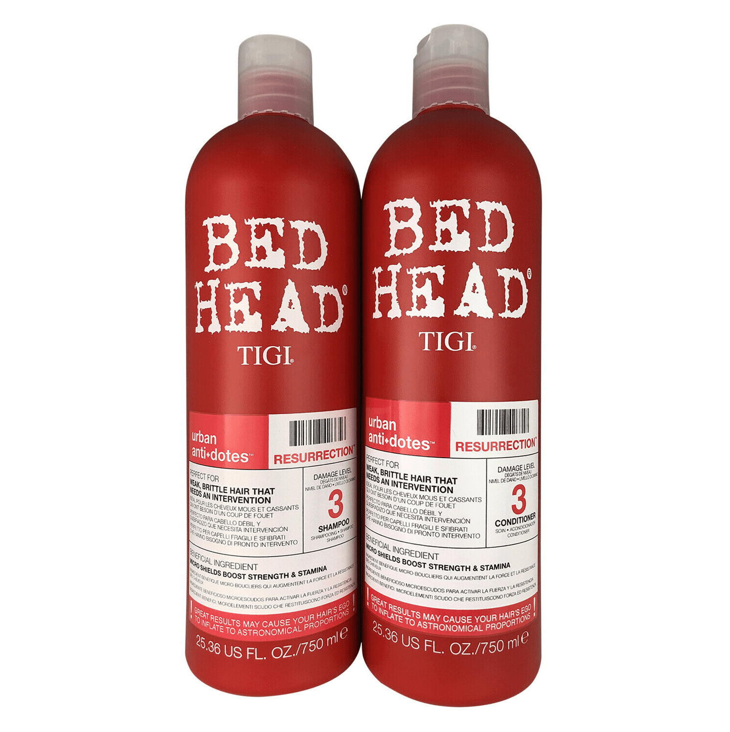 Bed Head Tigi Urban Antidotes Resurrection Hair Shampoo & Conditioner