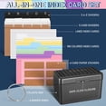 thumbnail image 3 of LOLIPPYY 1Set Card Organizer Box with Lined Double Sided Note Cards and Storage Case for Office Use, 3 of 6