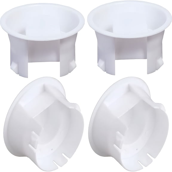 ACDANC 4 Pieces Glass Water Pitcher Lids Glass Pitcher Lid Replacement Cap Stoppers for Water Jug Glass Bistro Pitcher,White