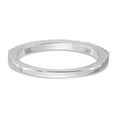 thumbnail image 5 of Solid 14k White Gold Lab Grown Diamond Wedding Band Ring Size 5 (.34 cttw.), 5 of 8