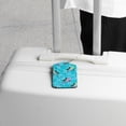 thumbnail image 5 of Square 2Pack PU Leather Parrot Cruise Luggage Tag with Privacy Cover and Stainless Steel Ring - Suitable for Travel Handbags Backpacks Luggage Tags, 5 of 6