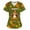 Red-2, variant on Womens Tops Thanksgiving Shirts Short Sleeve Turkey Printed Hawaiian Shirts V Neck Blouses with Pockets