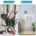 thumbnail image 2 of Wifi Router Storage Box, PVC Router Storage Wall Shelf, Wifi Storage Box For Storage Of Wires, Routers, TV Set-Top Boxes, Router Shelf, 2 of 7