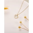 thumbnail image 3 of UIONEN Stainless Steel Mustard Seed Necklace Faith Jewelry Encouragement Gifts Heart, 3 of 3