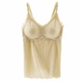 thumbnail image 2 of Naittoop Lace Nursing Camisole Tank Tops for Women Breastfeeding Adjustable Spaghetti Straps Built-in Bra Undershirts, 2 of 5