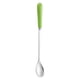 thumbnail image 1 of XmhyTop Cubiertos de plata, 2 piezas, mango corto, acero inoxidable, cuchara para hielo, cuchara para postre, cuchara para revolver, color verde plateado, 1 of 5
