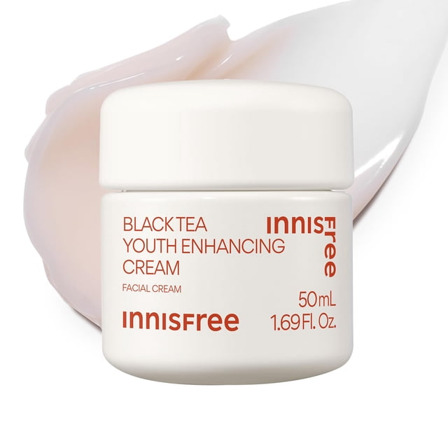 Crema hidratante innisfree Black Tea Youth Cream con ácido hialurónico