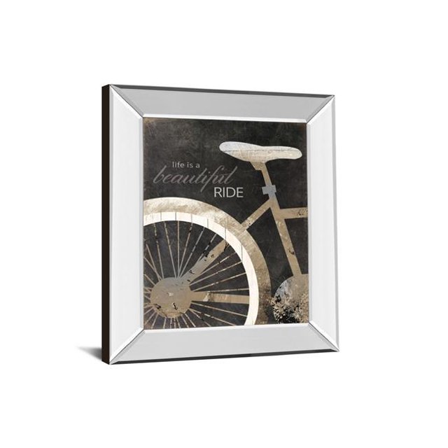 Classy Art 8191MF 22 x 26 in. Life Is A Beautiful Ride by Marla Rae Mirror Framed Print Wall Art