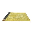 thumbnail image 2 of Ahgly Company Indoor Rectangle Medallion Yellow Traditional Area Rugs, 2' x 4', 2 of 4